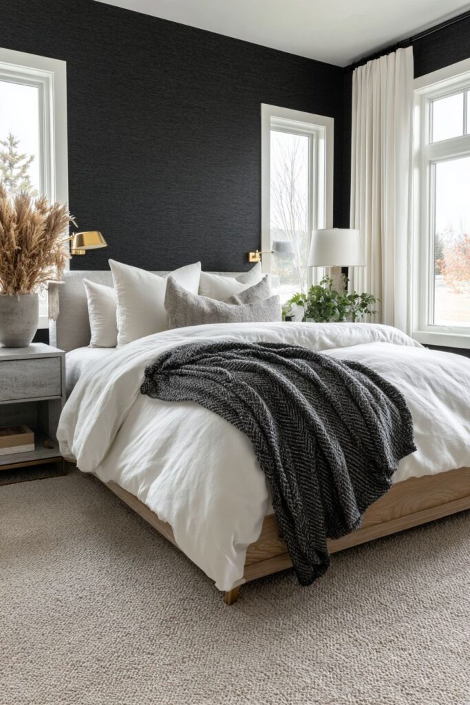 Grasscloth Drama and Luxury