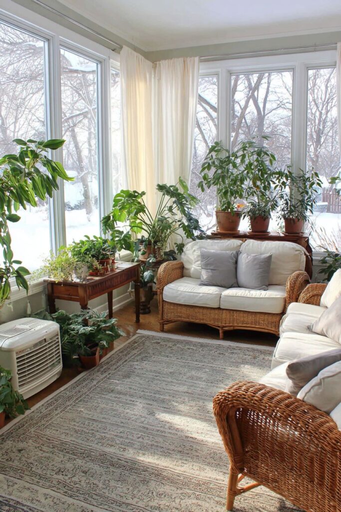 Sunroom Winter Garden Retreat