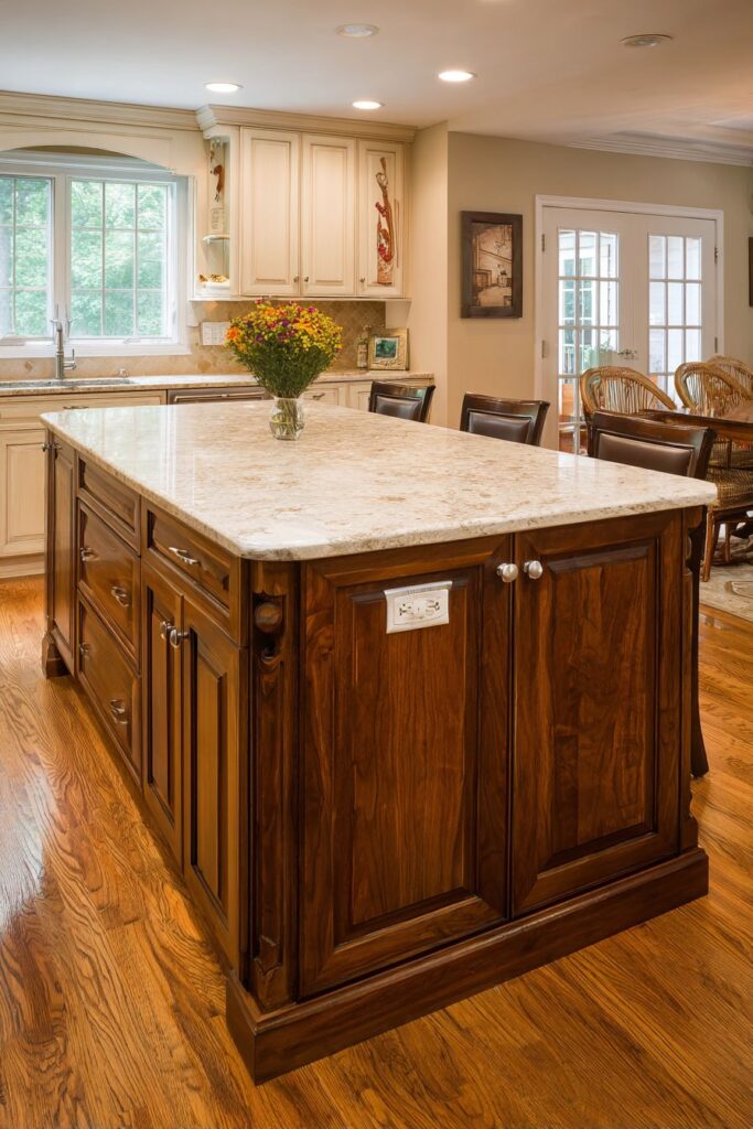 Transitional Two-Tone Mixed Wood Sophistication