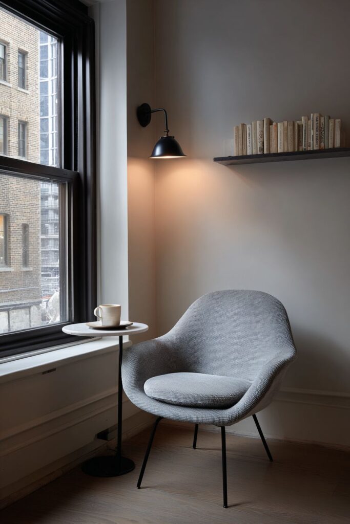 Small Space Solutions: Compact Grey Elegance