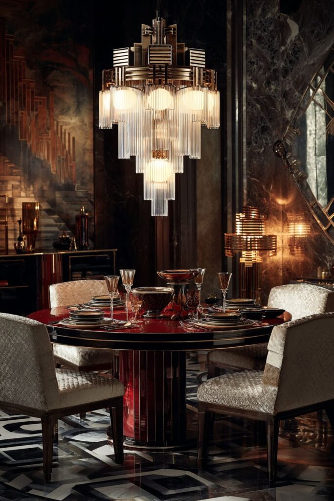 Art Deco Geometric Glamour