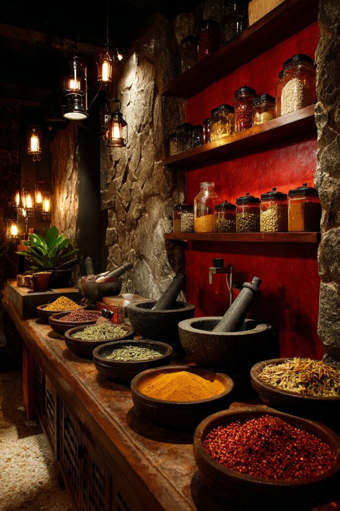 Dedicated Spice Grinding Corner Excellence