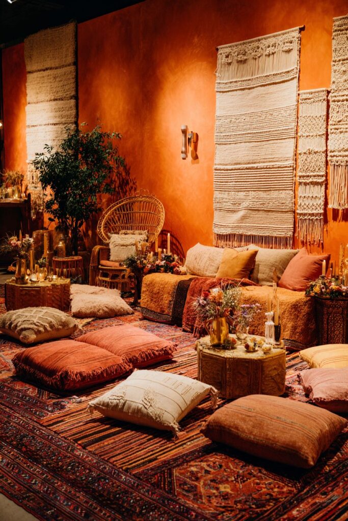 Bohemian Textile Art Installation