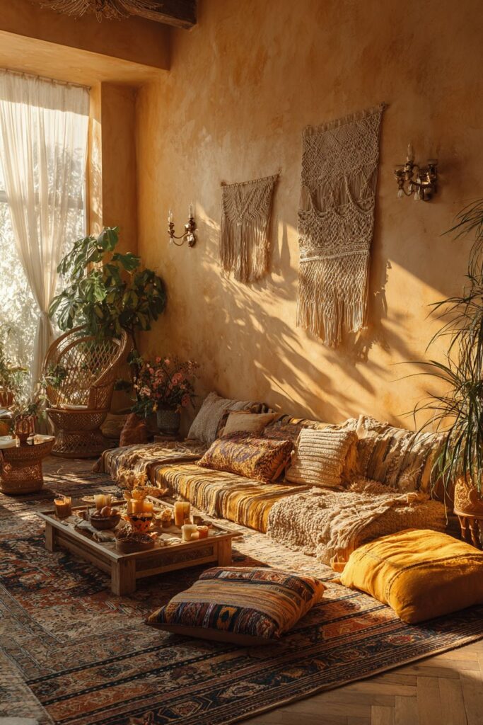 Bohemian Textile Art Installation