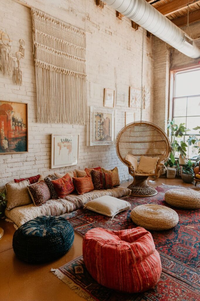 Bohemian Textile Art Installation