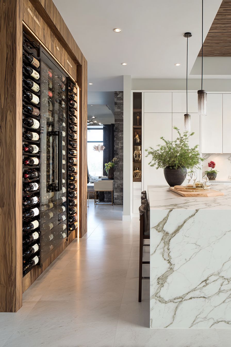  Wine Storage and Bar Integration