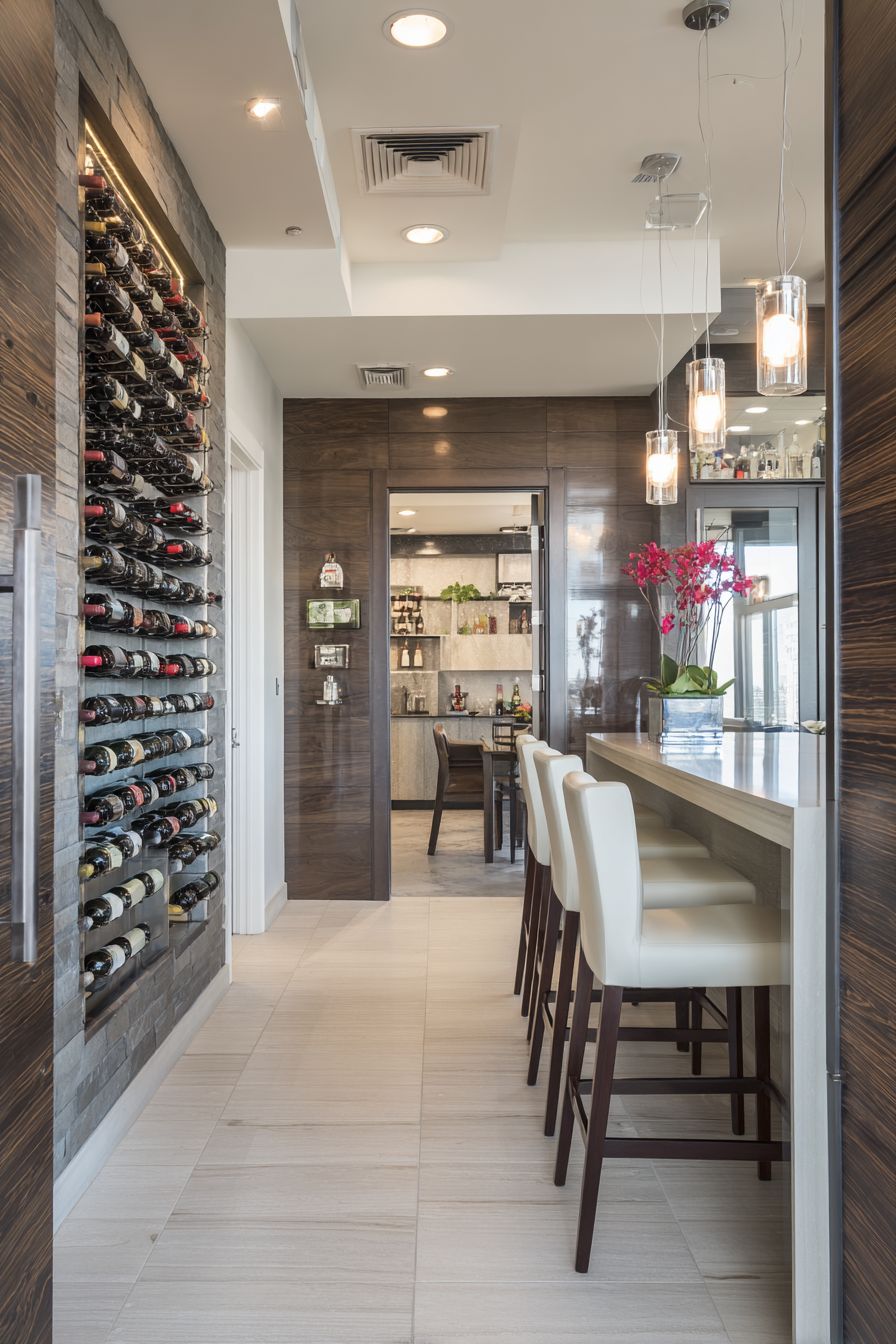 Wine Storage and Bar Integration