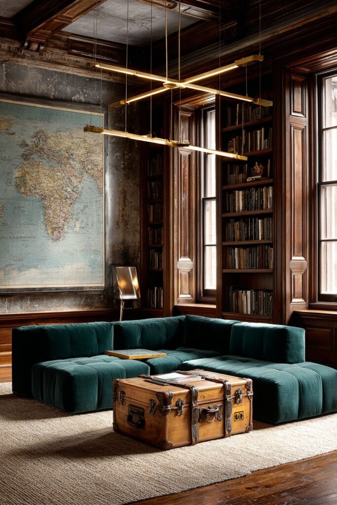 Jewel-Toned Drama with Travel-Inspired Tables