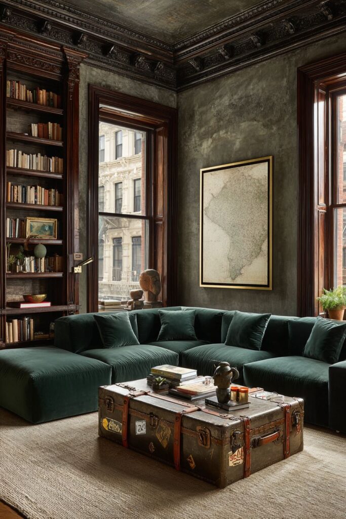 Jewel-Toned Drama with Travel-Inspired Tables