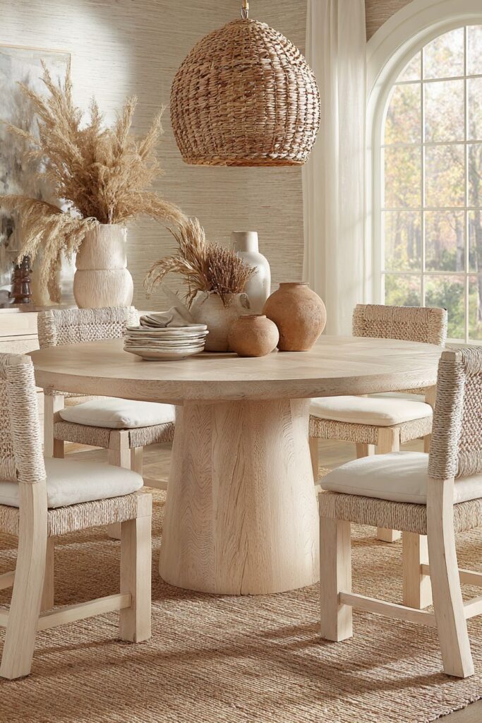 Texture-Emphasized Cerused Oak Design