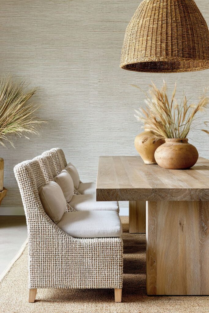 Texture-Emphasized Cerused Oak Design