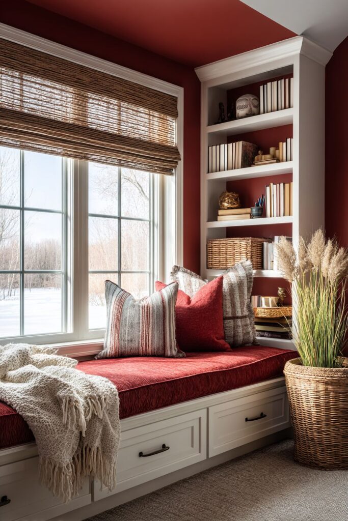Built-in Window Seat Reading Nook Comfort