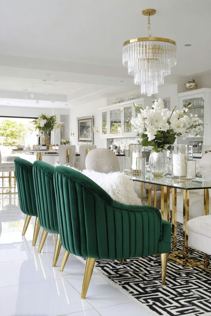 Art Deco Glamour with Luxe Materials