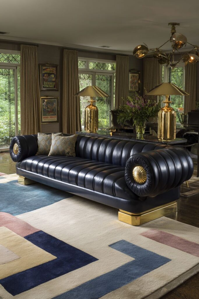 Transportation-Age Masculinity with Navy Sophistication