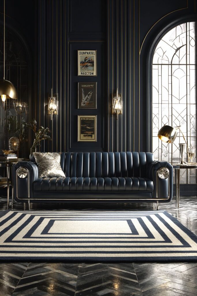 Transportation-Age Masculinity with Navy Sophistication