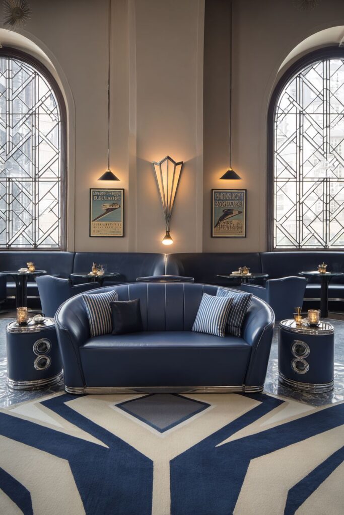 Transportation-Age Masculinity with Navy Sophistication