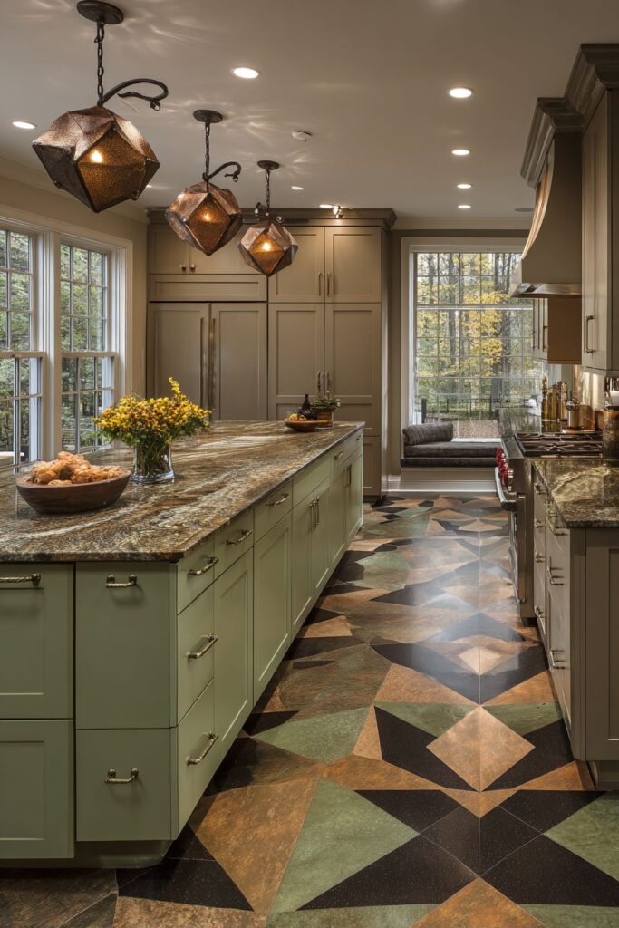  Decorative Floor Patterns in Brown Tones