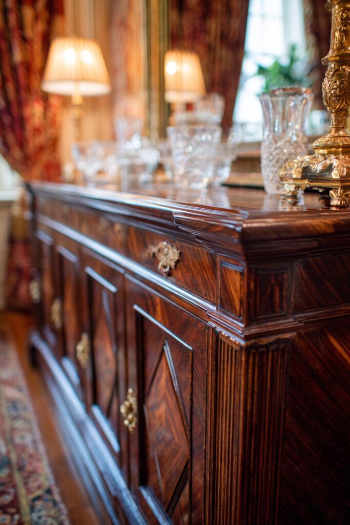 Dark Mahogany Traditional Formal Buffet