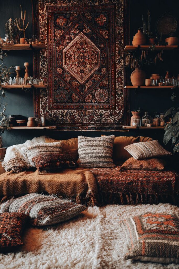 Textile-Focused Design with Suzani Tapestry