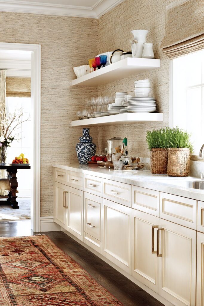 Textured Walls with Layered Natural Elements