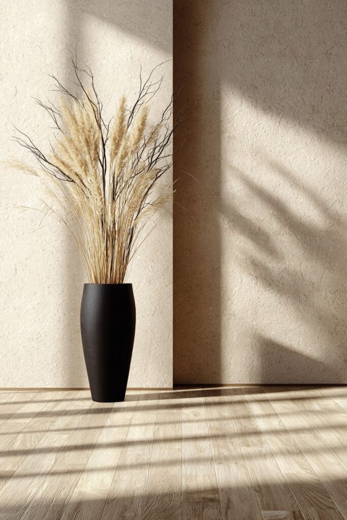 Bold Sculptural Statement with Dried Botanicals