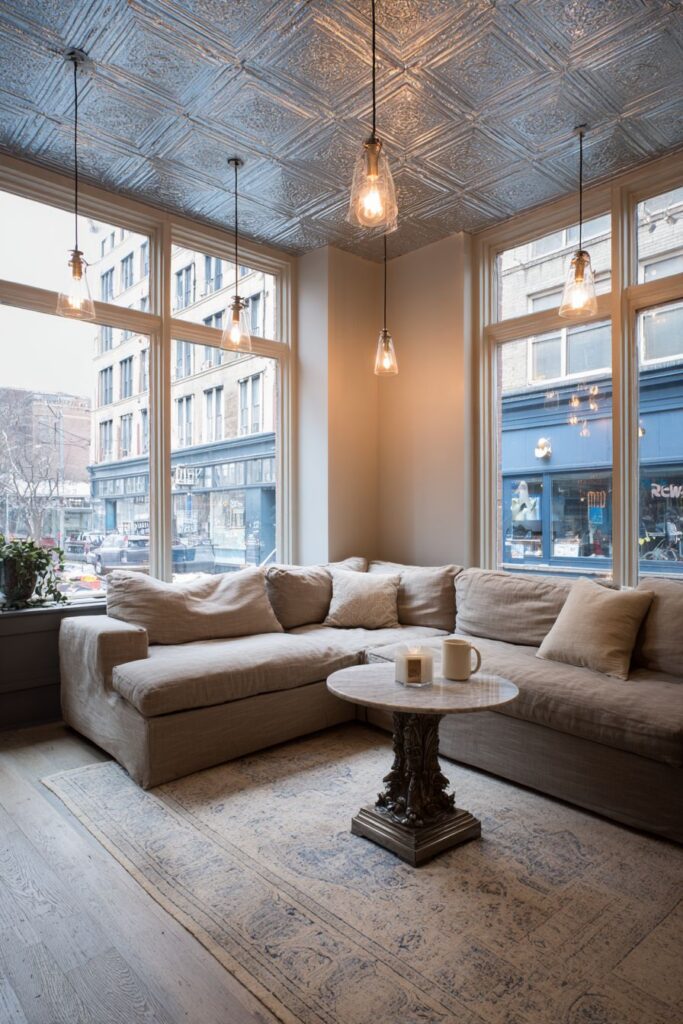 Mushroom Tones with Ornamental Accents