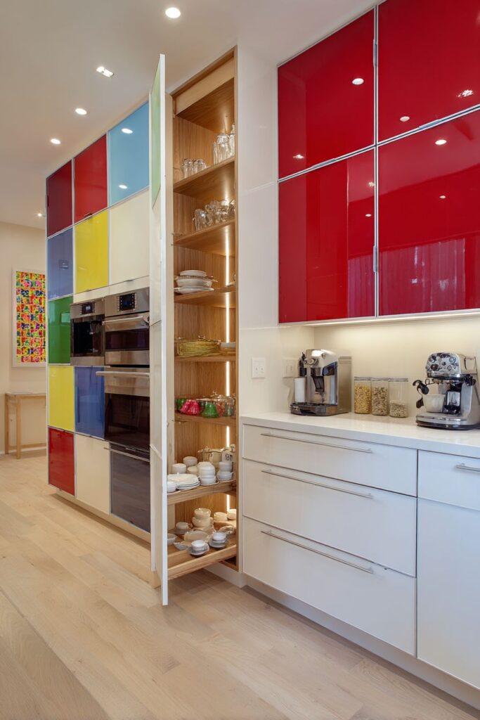 Hidden Red Cabinet Surprises