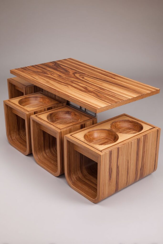 Modular Bamboo Stackable System