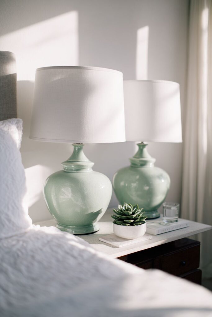 Symmetrical Bedside Styling