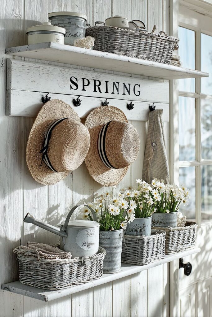 Practical Cottage Mudroom