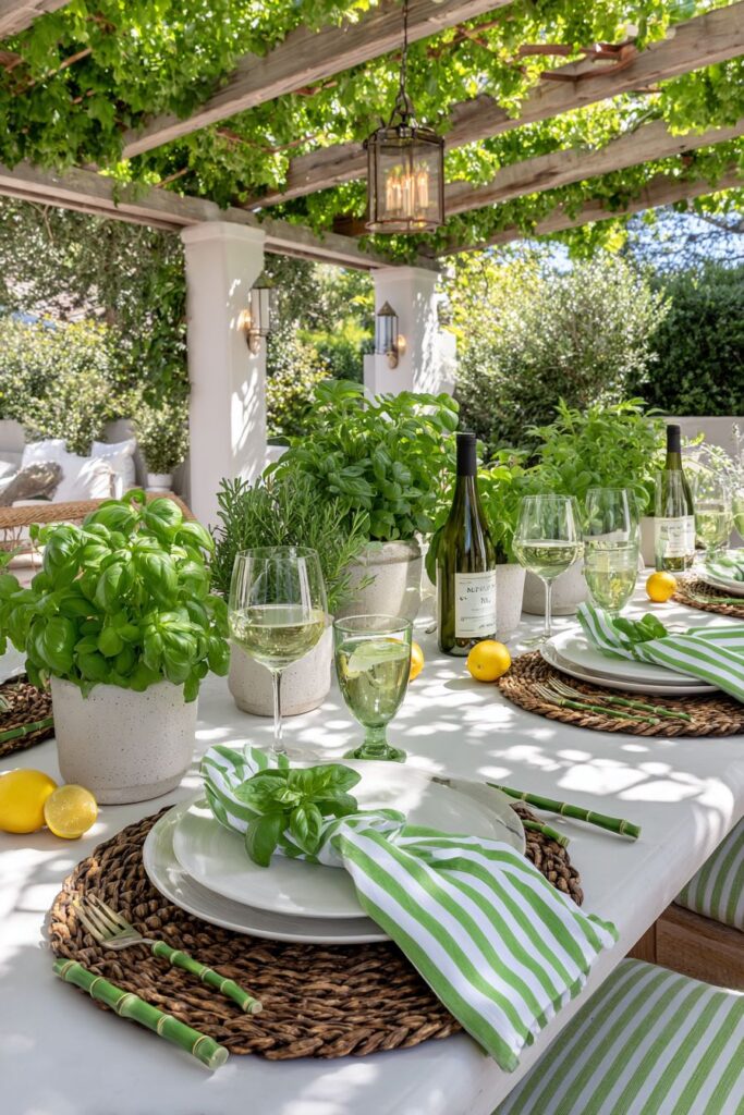 Alfresco Herb Garden Dining