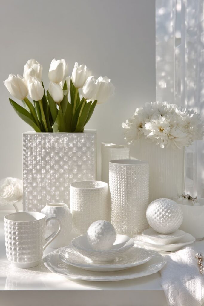 Modern Monochromatic White