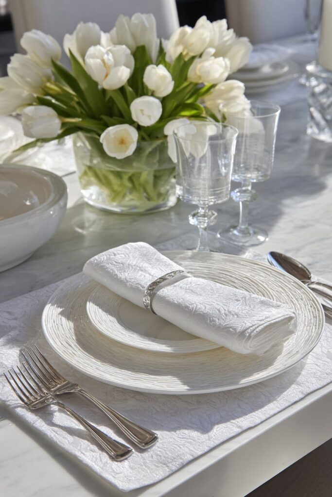 Modern Monochromatic White