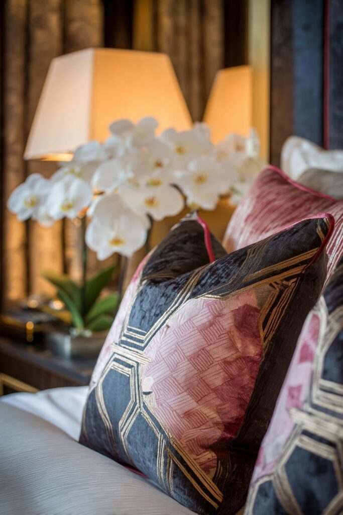 Art Deco Glamour with Geometric Hearts