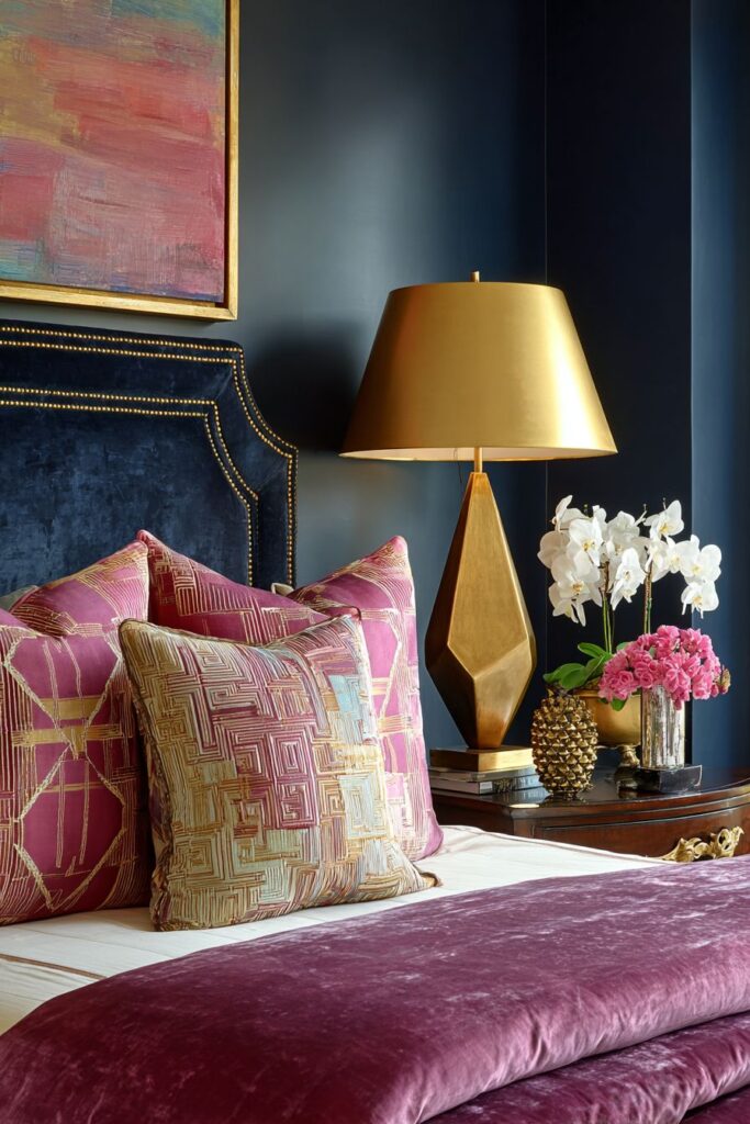 Art Deco Glamour with Geometric Hearts