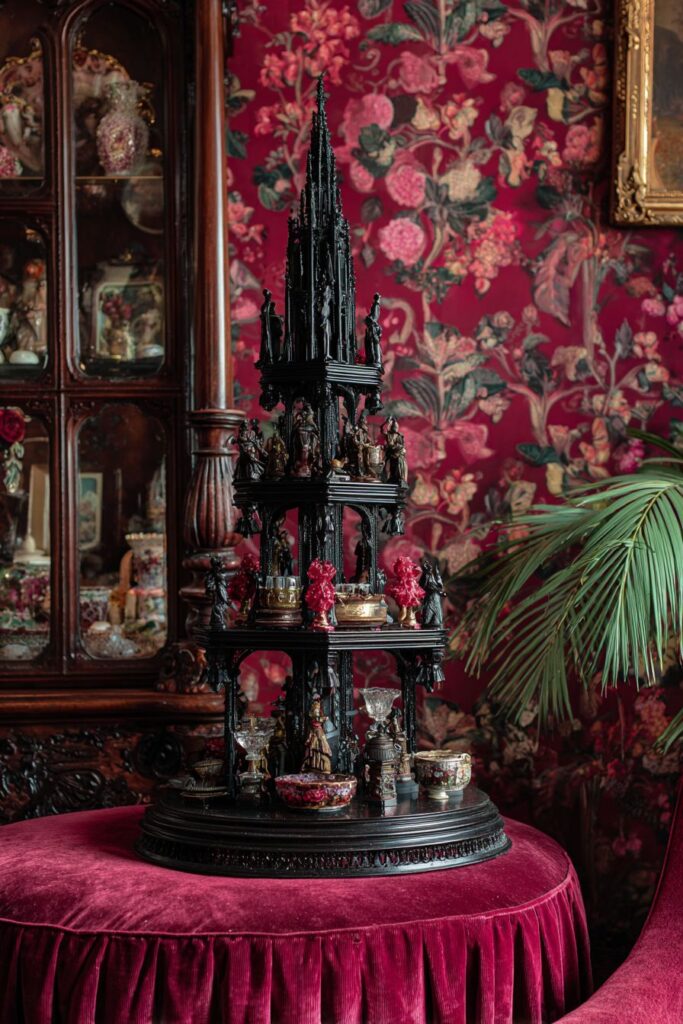 Victorian Curiosity Display Corner