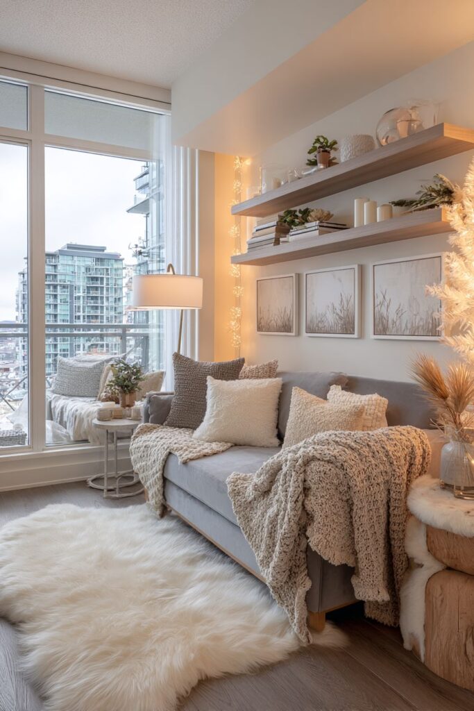 Compact Apartment Living Room