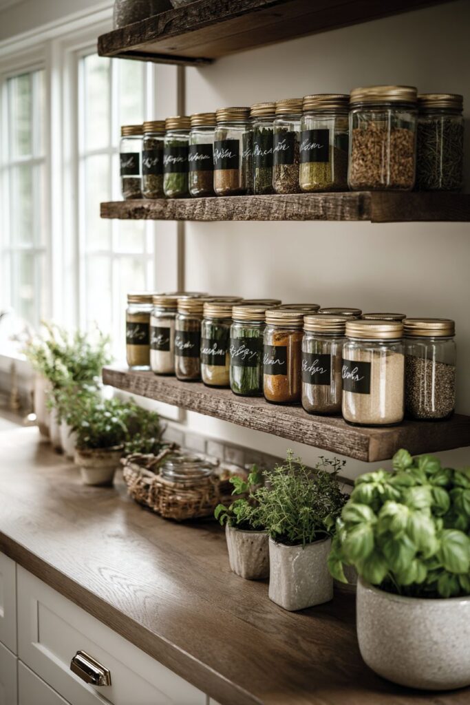 Organized Cottage Spice Storage