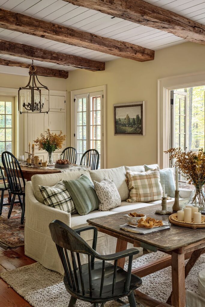 Multipurpose Farmhouse Table as Creative Hub