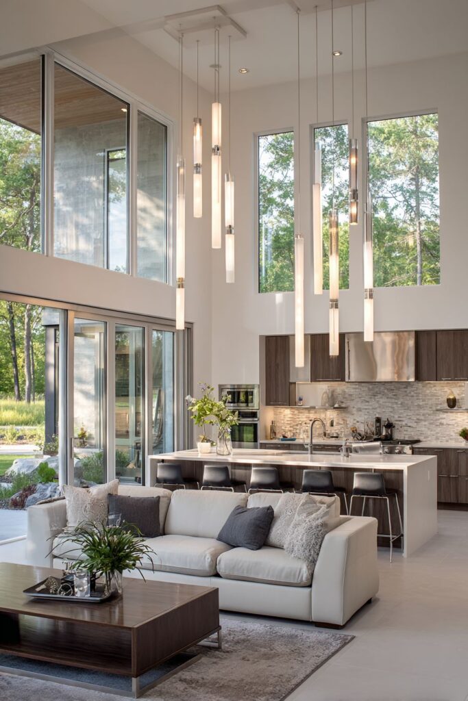 Modern Open-Plan Kitchen Aesthetic