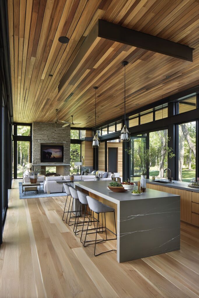 Modern Open-Plan Kitchen Aesthetic