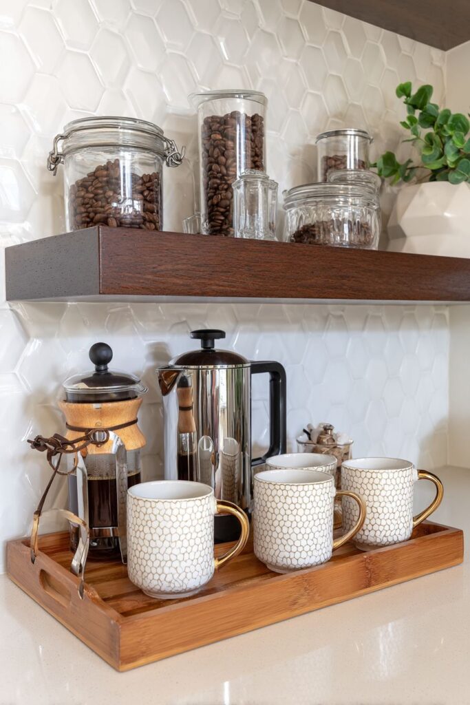 Home Bar Coffee Station Morning Ritual Enhancement
