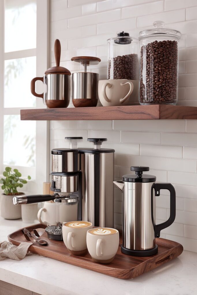 Home Bar Coffee Station Morning Ritual Enhancement