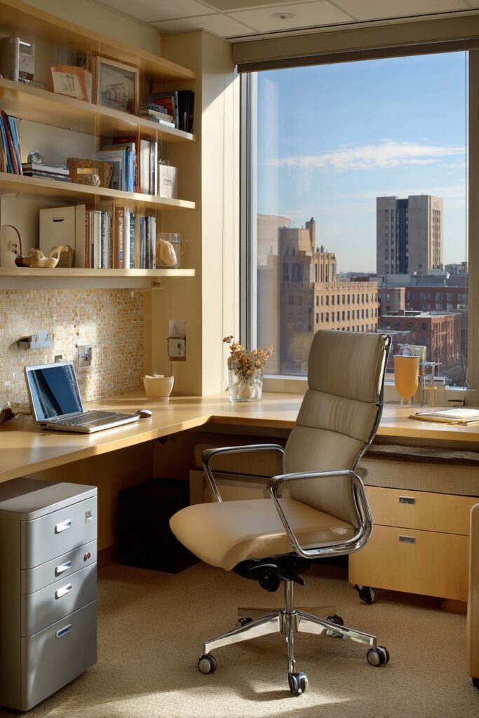 Custom Corner Workstation Maximizing Productivity