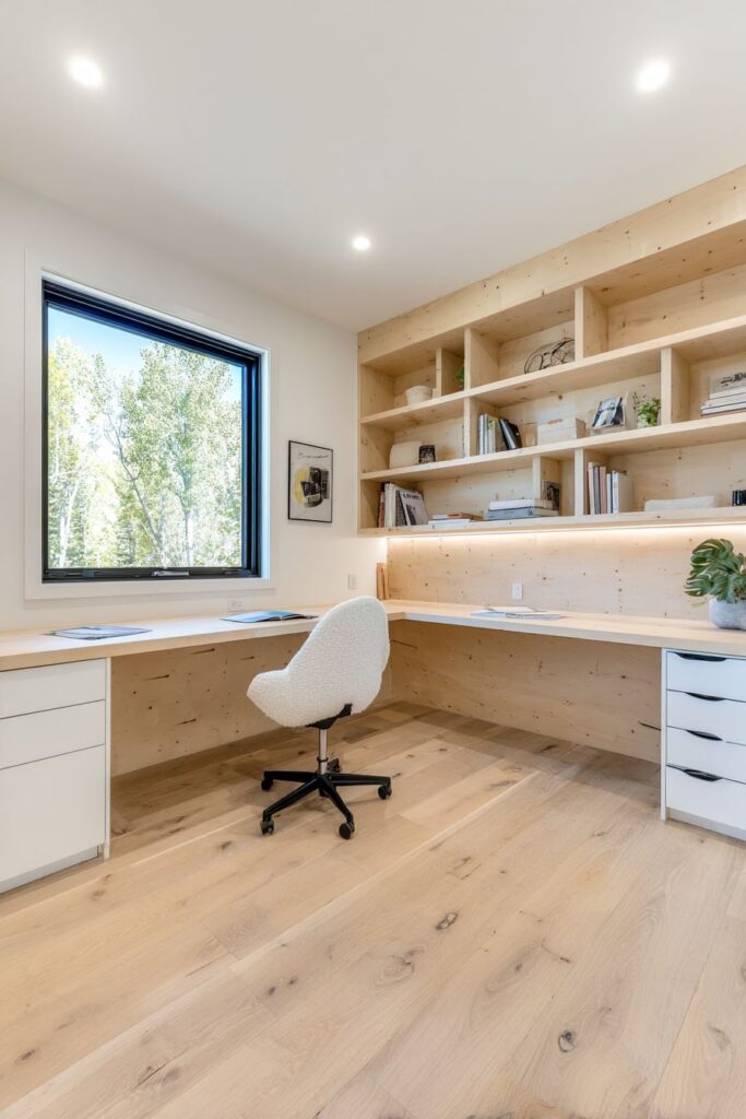 Custom Corner Workstation Maximizing Productivity