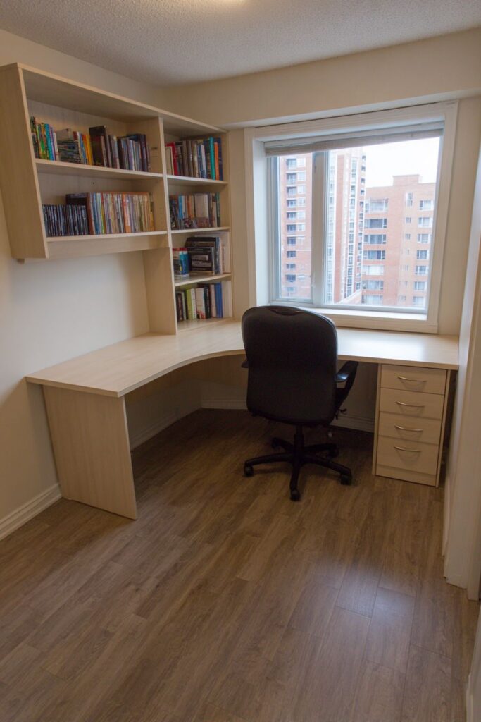 Custom Corner Workstation Maximizing Productivity