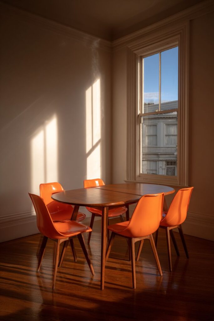 Mid-Century Modern Oval Teak Extension