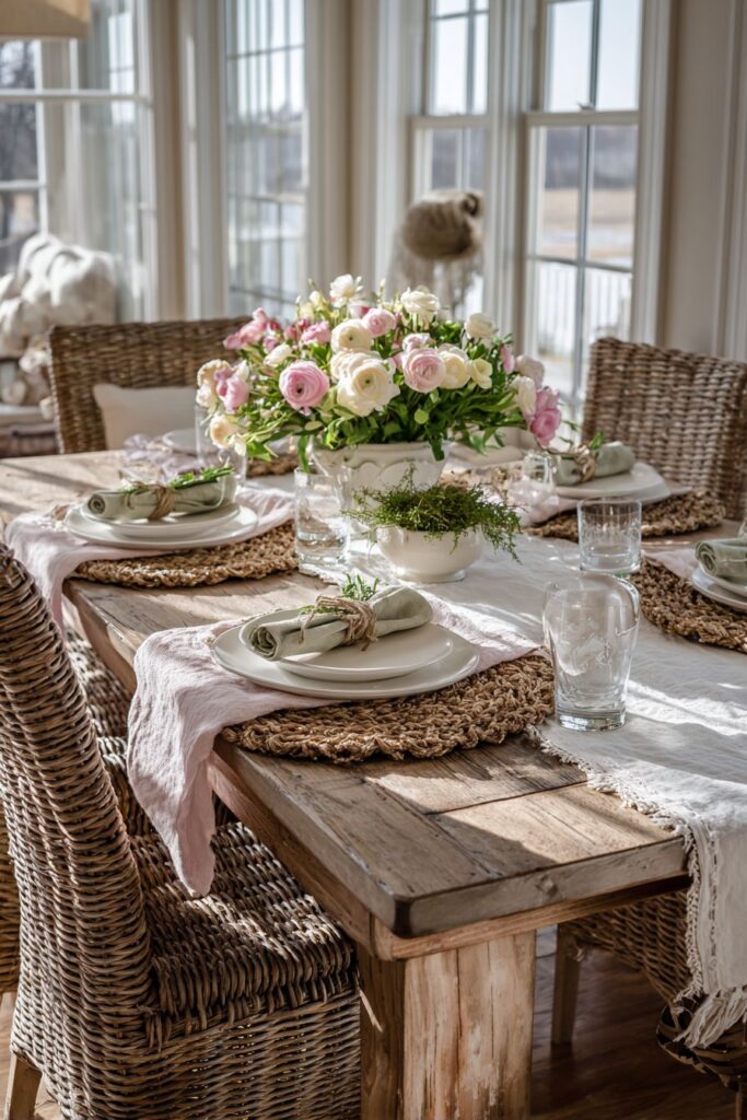 Spring Gathering Table Setting