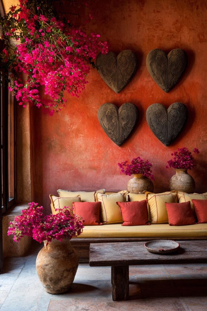 Mediterranean Warmth with Terracotta and Iron