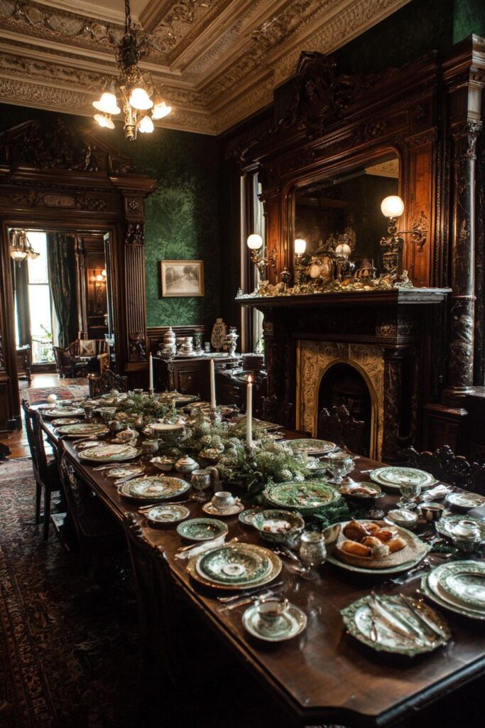 Victorian Christmas Celebration Setting